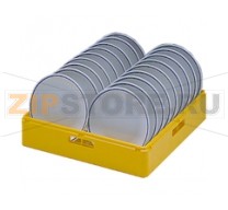 Кассета для посудомойки Electrolux WTAC57 867002 500х500х105, на 18 тарелок, желтая