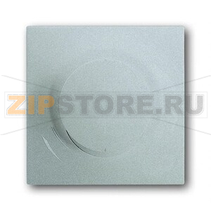 Клавиша для двухканального светорегулятора, серебристый металлик ABB 2CKA006599A2923 