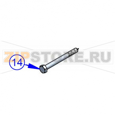 Stainless steel screw TEPF M6x60 Bake Off Mistral 6TTR Stainless steel screw TEPF M6x60 Bake Off Mistral 6TTRЗапчасть на деталировке под номером: 14Название запчасти на английском языке: Stainless steel screw TEPF M6x60 Bake Off Mistral 6TTR