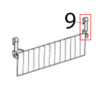 Curtain bracket (right) Scotsman B 31