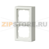 Рамка двухместная, монтаж: наружный, белая ABB 2TKA000347G1
