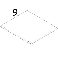 Top panel assy Scotsman B 7040