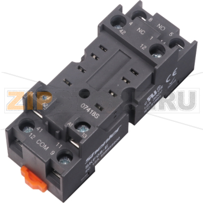 Розетка для 2 контактных реле RKE RKF, 12A Shenler SKF08-E 