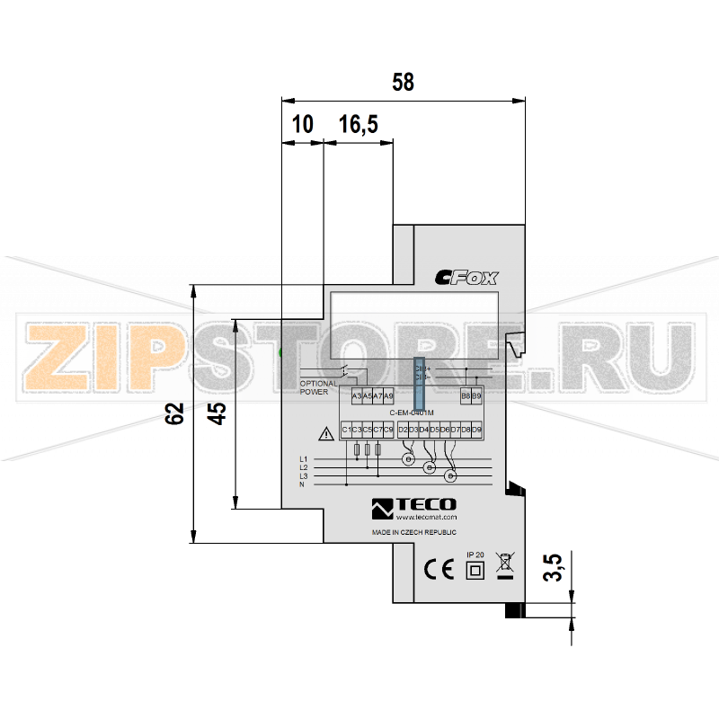 TECO C-EM-0401M-S 