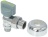 ELBOWED GAS VALVE 1/2