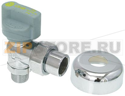 ELBOWED GAS VALVE 1/2 