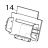 Rear cover / Beige TSC TDP-225