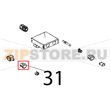 Supporto D16 ellittico nero past Unox XL 193 Supporto D16 ellittico nero past Unox XL 193Запчасть на деталировке под номером: 31