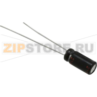 Конденсатор электролитический 2.2 µF, 50 V, 20 %, (Ø) 5 мм, 1 шт Panasonic EEU-HD1H2R2