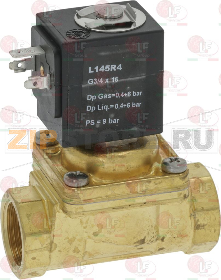 ЭЛЕКТРОМАГНИТНЫЙ КЛАПАН L145R4 Ø 3/4" FF 220В 