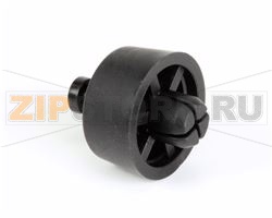 PIEDE, GOMMA, NERO, ALTEZZA 0,394 X 