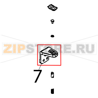 Cerniera superiore porta Angelo Po BX61E Cerniera superiore porta Angelo Po BX61EЗапчасть на деталировке под номером: 7