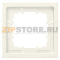 DELTA STYLE ТИТАНОВО-БЕЛЫЙ РАМКА 1-МЕСТНАЯ 82X82MM Siemens 5TG1321