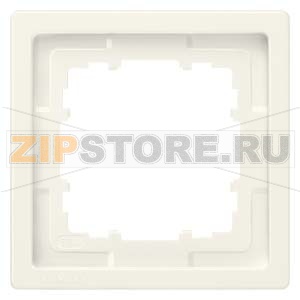 DELTA STYLE ТИТАНОВО-БЕЛЫЙ РАМКА 1-МЕСТНАЯ 82X82MM Siemens 5TG1321 