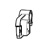 Covers for Hinge (includes side and rear hinge covers) Zebra ZD420 Thermal Transfer