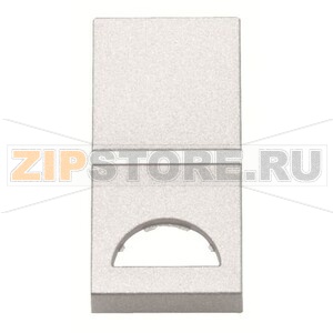 Клавиша одноклавишного одномодульного выключателя/переключателя/кнопки с окном для шильдика с символом, альпийский белый ABB 2CLA210190N1101 