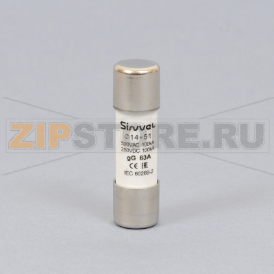 Вставка плавкая 63 А, gG, 14x51 мм Sinvel SV1451-63 