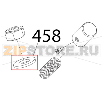 Rondella piana DIN125, D8 Sirman Mirra 300 Y09 Rondella piana DIN125, D8 Sirman Mirra 300 Y09Запчасть на деталировке под номером: 458