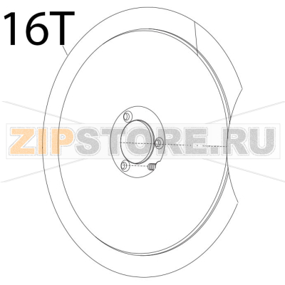 Lama 40/3/210 naz. teflonata Sirman Mirra 250 C Lama 40/3/210 naz. teflonata Sirman Mirra 250 CЗапчасть на деталировке под номером: 16T