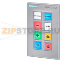 SIPLUS HMI, кнопочная панель KP8F PN, рабочая температура -20 ... +55&#176;C, с конформным покрытием, на основе 6AV3688-3AF37-0AX0 . Кнопочная панель, 8 клавиш с коротким ходом и разноцветной светодиодной подсветкой, интерфейс PROFINET с поддержкой PROFIs