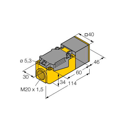 Датчик индуктивный Turck NI25-CP40-LIU 