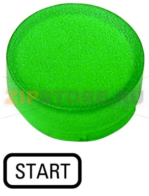 Линза для кнопок с подсветкой, выступающая зеленая START Eaton M22-XDLH-G-GB1 