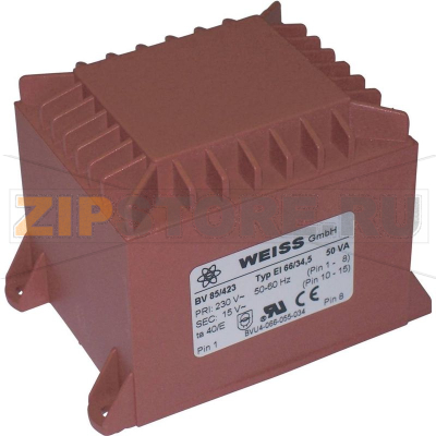 Трансформатор PCB 1x230 В, 1x18 В/AC, 50 ВА, 2.78 A Weiss Elektrotechnik 85/424 