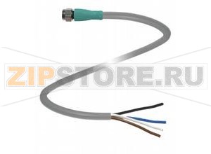 Кабель датчика-исполнительного устройства Female connector V3-GMV4A-2M-PVC Pepperl+Fuchs Описание оборудованияFemale cordset, Stainless steel