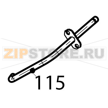 Ovens humidifier tube assembly Tecnoinox EFB10DSL Ovens humidifier tube assembly Tecnoinox EFB10DSLЗапчасть на деталировке под номером: 115