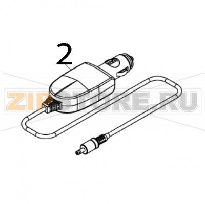 Vehicle power adaptor / EU TSC Alpha-2R Vehicle power adaptor / EU TSC Alpha-2RЗапчасть на деталировке под номером: 2