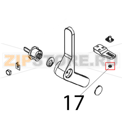 Washer Angelo Po FX61E2 Washer Angelo Po FX61E2Запчасть на деталировке под номером: 17