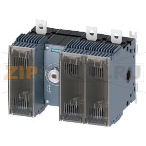 ПРЕДОХРАНИТЕЛЬНЫЙ ВЫКЛЮЧАТЕЛЬ-РАЗЪЕДИНИТЕЛЬ 250A, ТИПОРАЗМЕР 3, 3-ПОЛ FOR LV HRC ПРЕДОХРАНИТЕЛЬ ТИПОРАЗМЕР 0 И 1 ПЕРЕДН.УПРАВЛЕНИЕ ЦЕНТР БАЗОВЫЙ БЛОК БЕЗ РУЧКИ ПЛОСКИЕ КЛЕММЫ Siemens 3KF3325-0MF11 