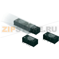 Преобразователь DC/DC, печатный монтаж, 5 V/DC, ±15 V/DC, 65 mA, 2 W Traco Power TMH 0515D