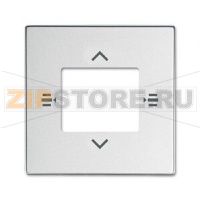 Накладка для сенсора 6108/61-83-500, серебристый алюминий ABB 2CKA006115A0485