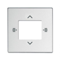 Накладка для сенсора 6108/61-83-500, серебристый алюминий ABB 2CKA006115A0485