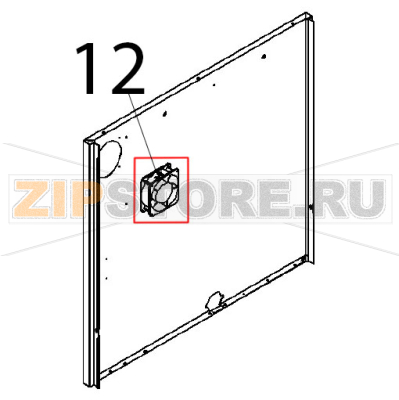 Fan 20 W, 120 mm Angelo Po FX101E1 Fan 20 W, 120 mm Angelo Po FX101E1Запчасть на деталировке под номером: 12