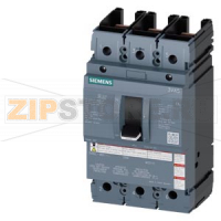 molded case switch 3VA5 UL frame 250 max. sh-circ breaking capacity 100kA @ 480V 3-pole, line protection MCS110, In=250A without overload protection self-protection Ii=10 x In without connection Siemens 3VA5225-1BB31-0AA0