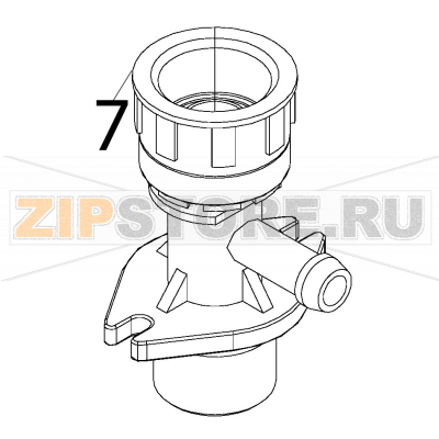 Complete water inlet Fagor VG-101 Complete water inlet Fagor VG-101Запчасть на деталировке под номером: 7Название запчасти Fagor на английском языке: Complete water inlet VG-101.