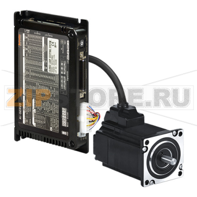 Двигатель шаговый с драйвером и контроллером, биполярный, 1 вал, 81.9 мм Autonics AiC-60SA 