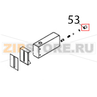 Connected pipe Hurakan HKN-XF023 Connected pipe Hurakan HKN-XF023Запчасть на деталировке под номером: 53