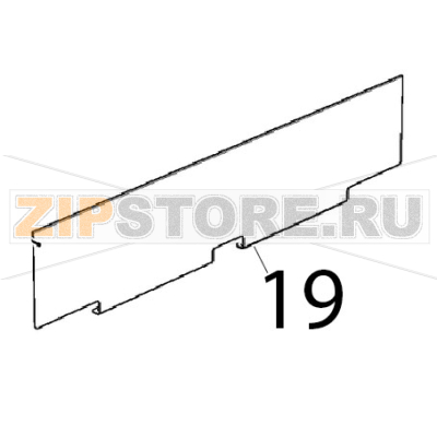 Stainless steel heat-guard Unox XVC 205E Stainless steel heat-guard Unox XVC 205EЗапчасть на деталировке под номером: 19