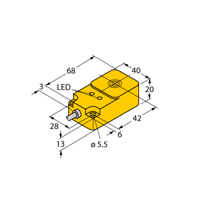 Датчик индуктивный Turck NI25-Q20-AN6X2 