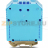 2-conductor through terminal block; 240 mm; with screw-type connection; 240,00 mm; blue Wago 883-2404 - 2-conductor through terminal block; 240 mm; with screw-type connection; 240,00 mm; blue Wago 883-2404