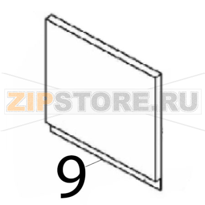 Side panel Angelo Po C165D Side panel Angelo Po C165DЗапчасть на деталировке под номером: 9