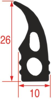 GUARNIZIONE PORTA FORNO 1555 mm