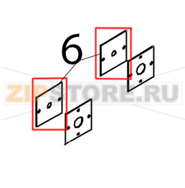 Guarnizione tenuta albero motore Tecnoeka KF 966 D AL UD Guarnizione tenuta albero motore Tecnoeka KF 966 D AL UDЗапчасть на деталировке под номером: 6