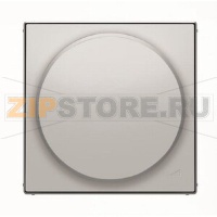 Накладка с поворотной ручкой для механизма поворотного светорегулятора, серебристый алюминий ABB 2CLA856020A1301