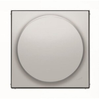 Накладка с поворотной ручкой для механизма поворотного светорегулятора, серебристый алюминий ABB 2CLA856020A1301