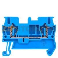 КЛЕММА ПРОХОДНАЯ ПРУЖИННОЕ ПОДСОЕДИНЕНИЕ: 0.08 - 2.5 MM2, ШИРИНА: 5.2 MM, СИНЯЯ Siemens 8WH2000-0AF01