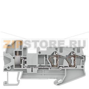 КЛЕММА ГИБРИДНАЯ ПРОХОДНАЯ, 1 ВИНТ И 2 ПРУЖИННЫХ КОНТАКТА: 0.08 - 4 MM2, ШИРИНА: 6.2 MM, СЕРАЯ Siemens 8WH2103-2BG00 